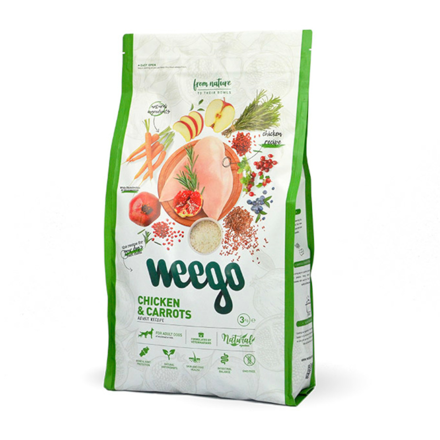 Imagen de Weego Pollo y Zanahorias pienso para perros