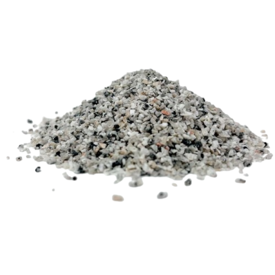 Arena microcemento Granito Blanco / Saco 20 kg. / 0.6-1 mm