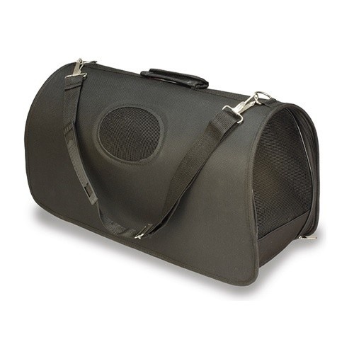 Arquivet bolso transportín negro para mascotas