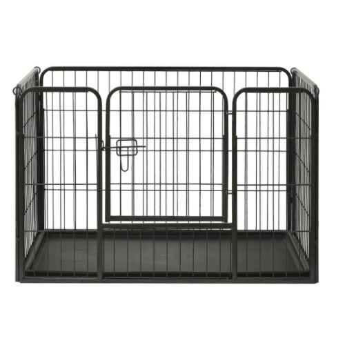 Corral para cachorros color Negro