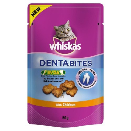 Snacks dentabites para gatos sabor Pollo, , large image number null