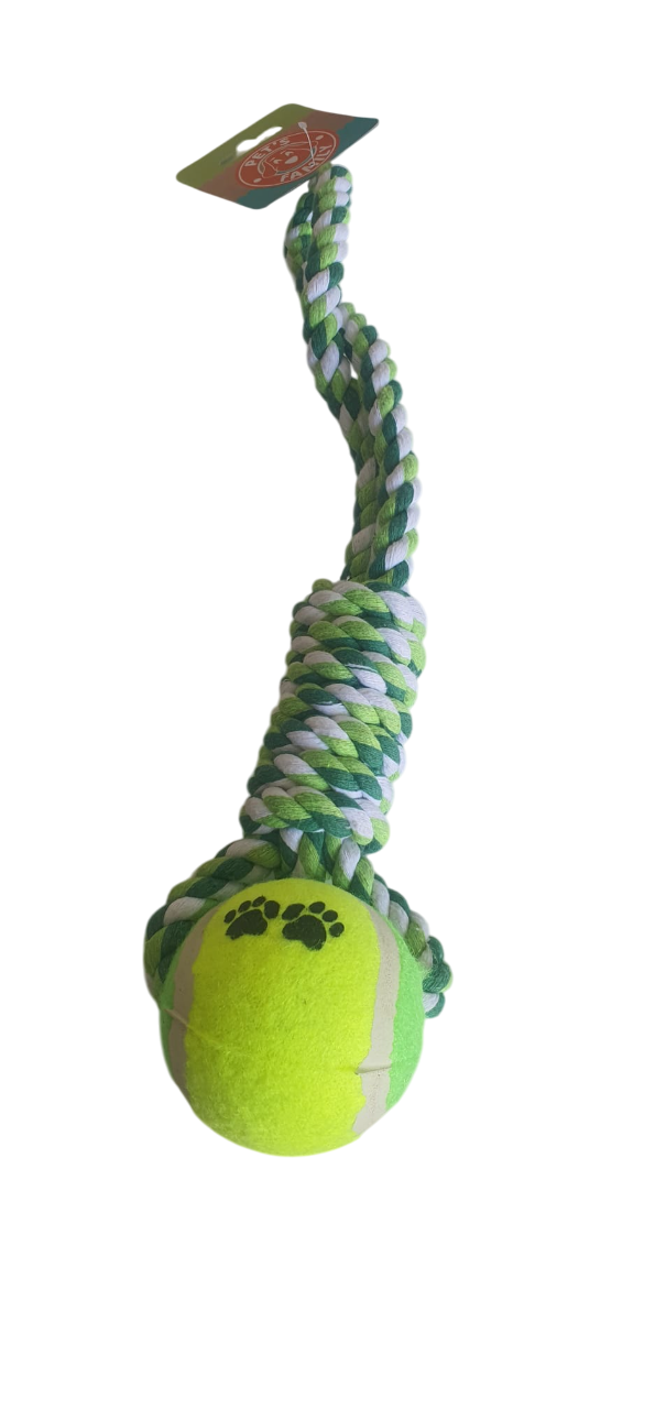 FOR JUGUETE PERRO CUERDA CON PELOTA 38 cm