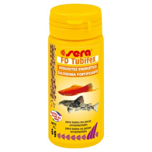 0.1 L Sera FD Tubifex Golosinas Energéticas para peces