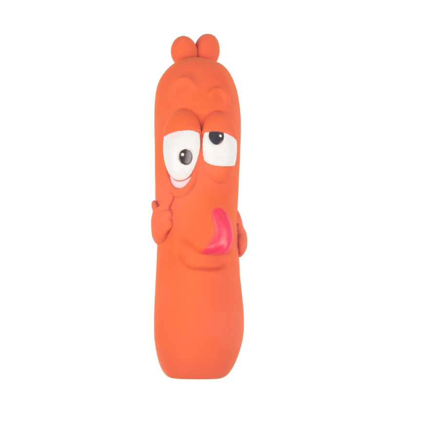 Flamingo Mordedor Salchicha de Látex para perros