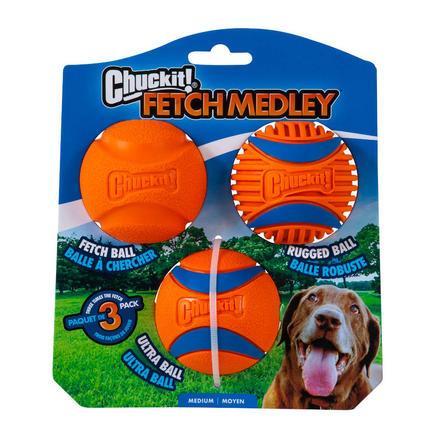 Chuckit! Fetch Medley Set de Pelotas para perros