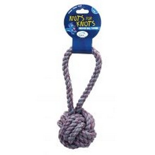 Cuerda de juguete Nuts 4 Knots para perros color Púrpura, , large image number null