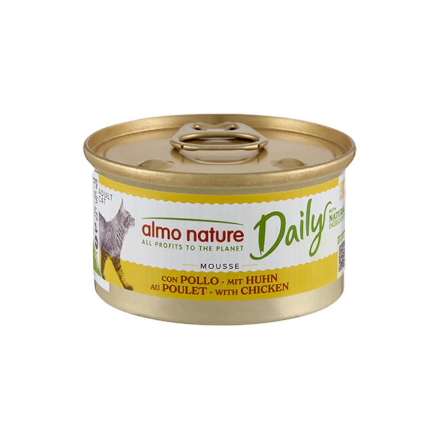 24 latas x 85 g Almo Nature Daily Menu Mousse de Pollo para gatos  ¡Pack ahorro!