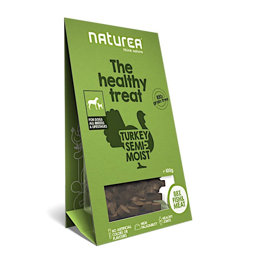 100 g Naturea Bocaditos Pavo para perros