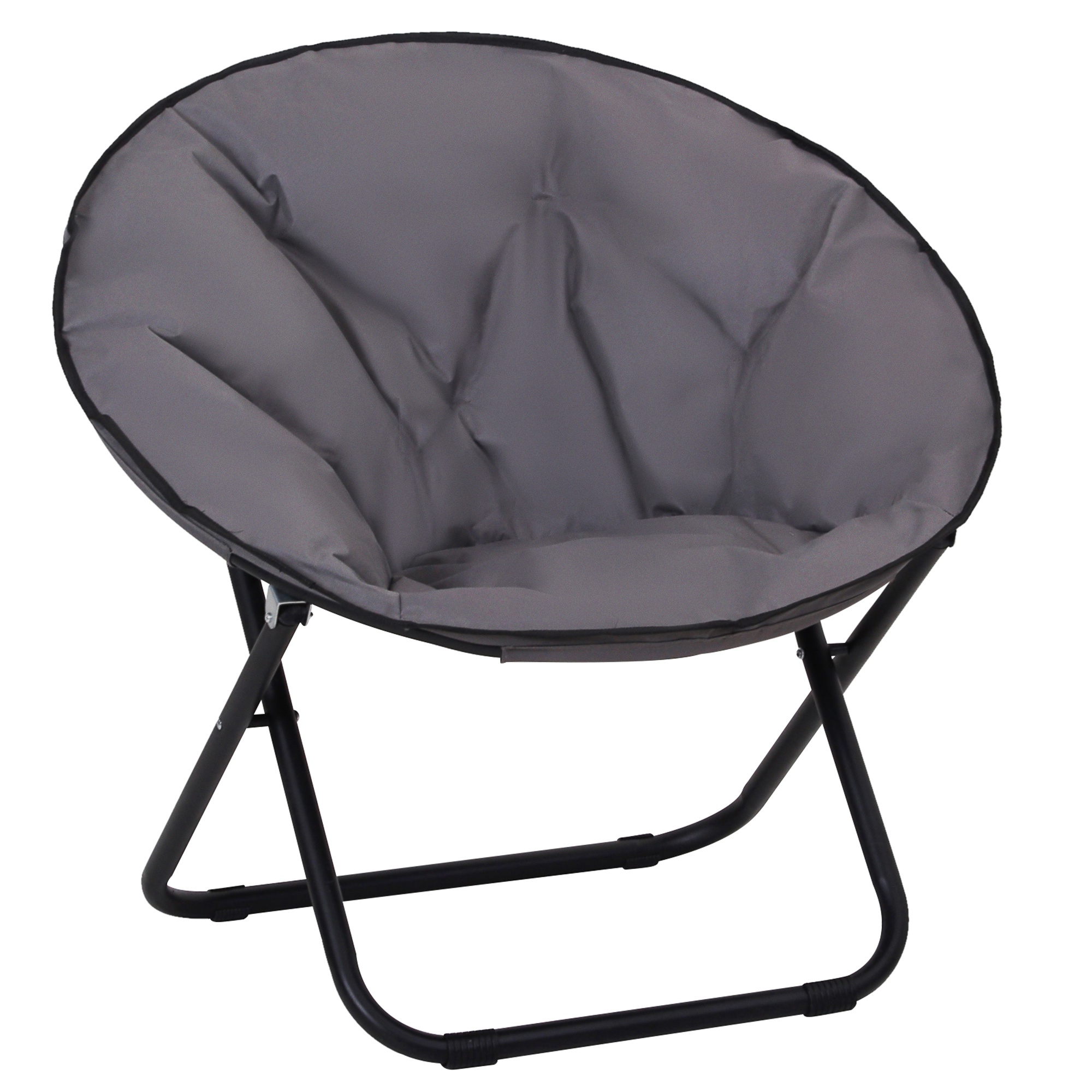 Outsunny Silla de Luna Gris