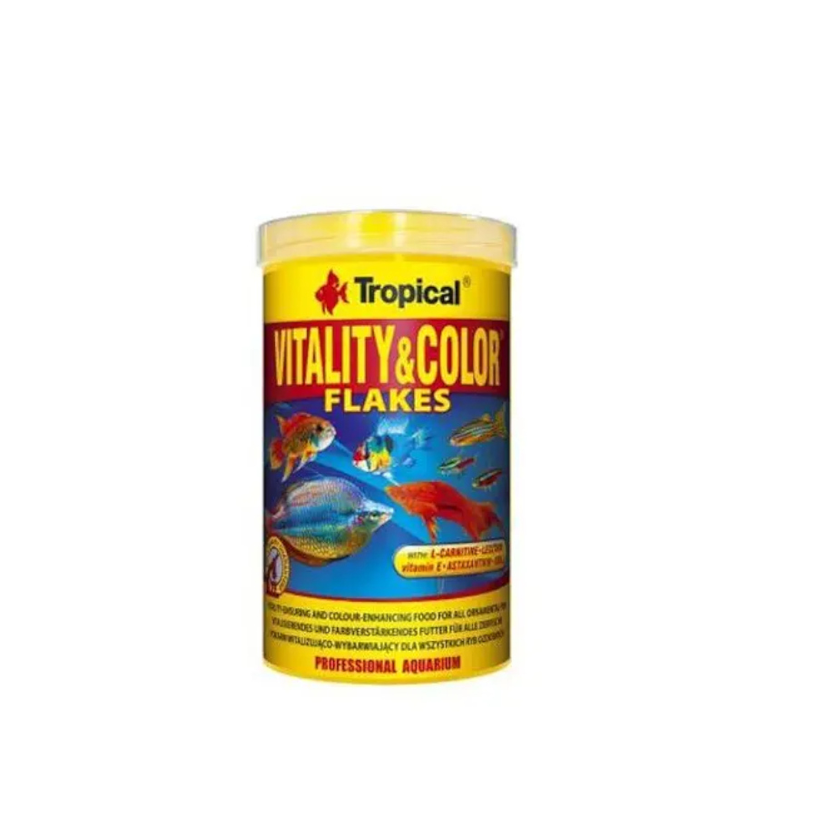 0.25 L Tropical Vitaly & Color Escamas con Vitamina E para peces