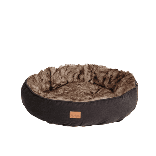 Cama Agui Furry Donut 60 cm Negro