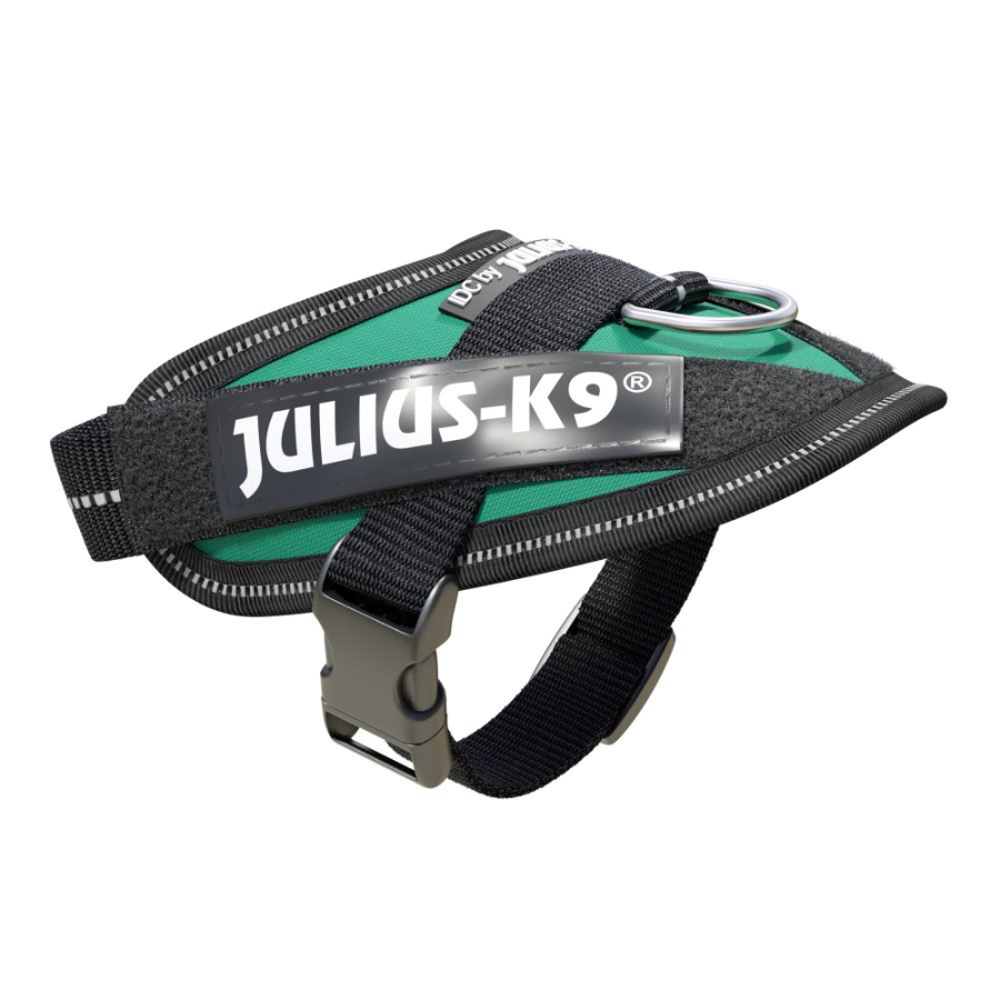 Arnés Julius K9 para perros color Verde agua