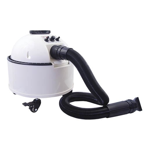 Expulsor y secador profesional Ibáñez 2-FORCE, máxima potencia, con dos motores y resistencia de calor, regulador de velocidad