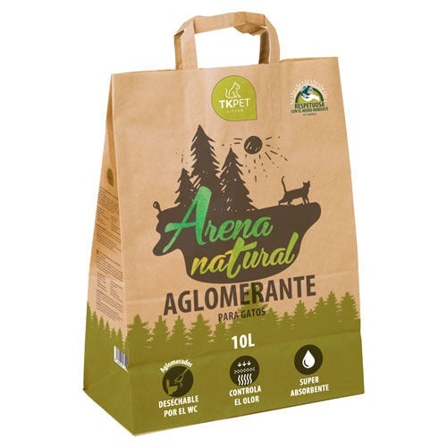 L TK-Pet arena natural aglomerante para gatos