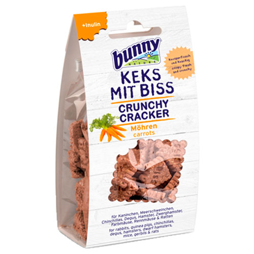 0.05 KG Bunny Crunchy Cracker chuches de Zanahoria para conejos