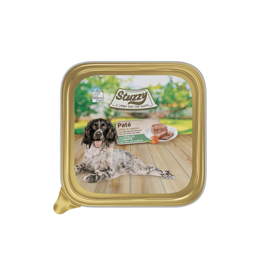 12 tarrinas x 150 g Stuzzy ternera con zanahoria tarrina para perros ¡Pack ahorro!