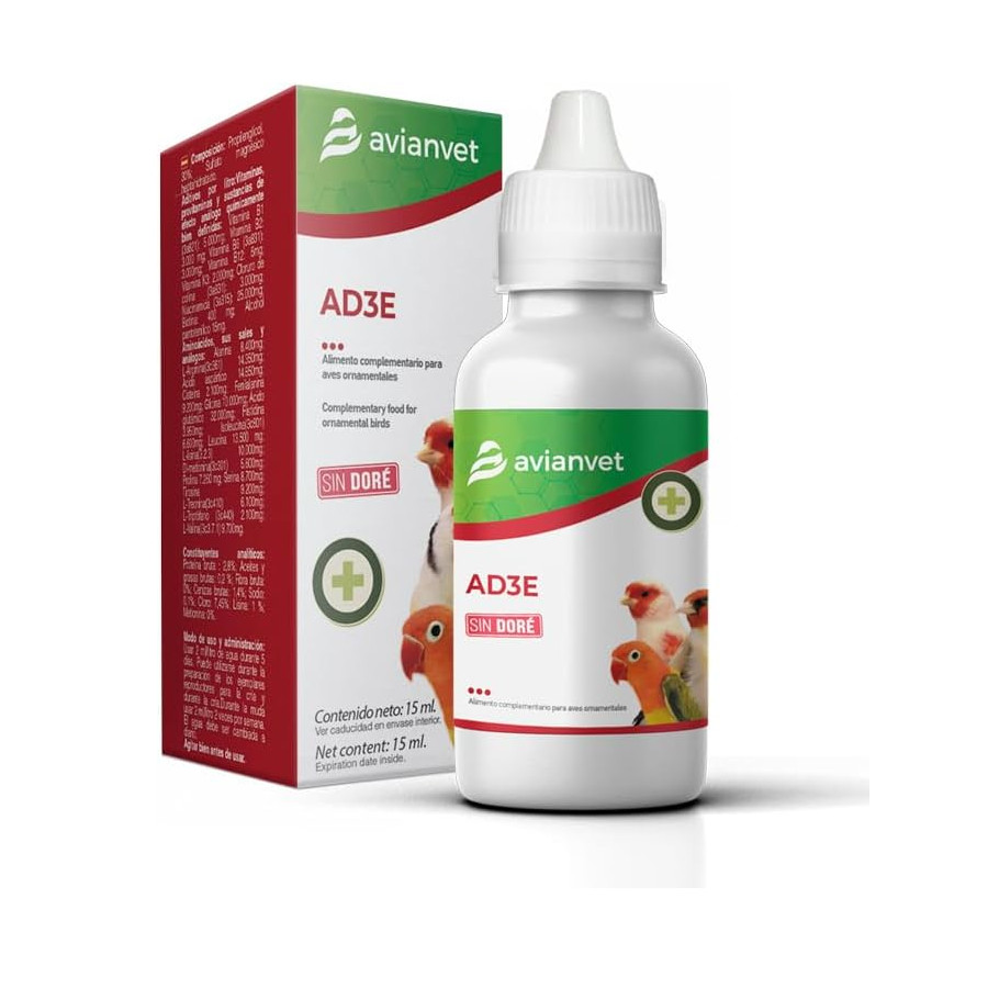 Avianvet AD3E Suplemento vitamínico para aves (1L)
