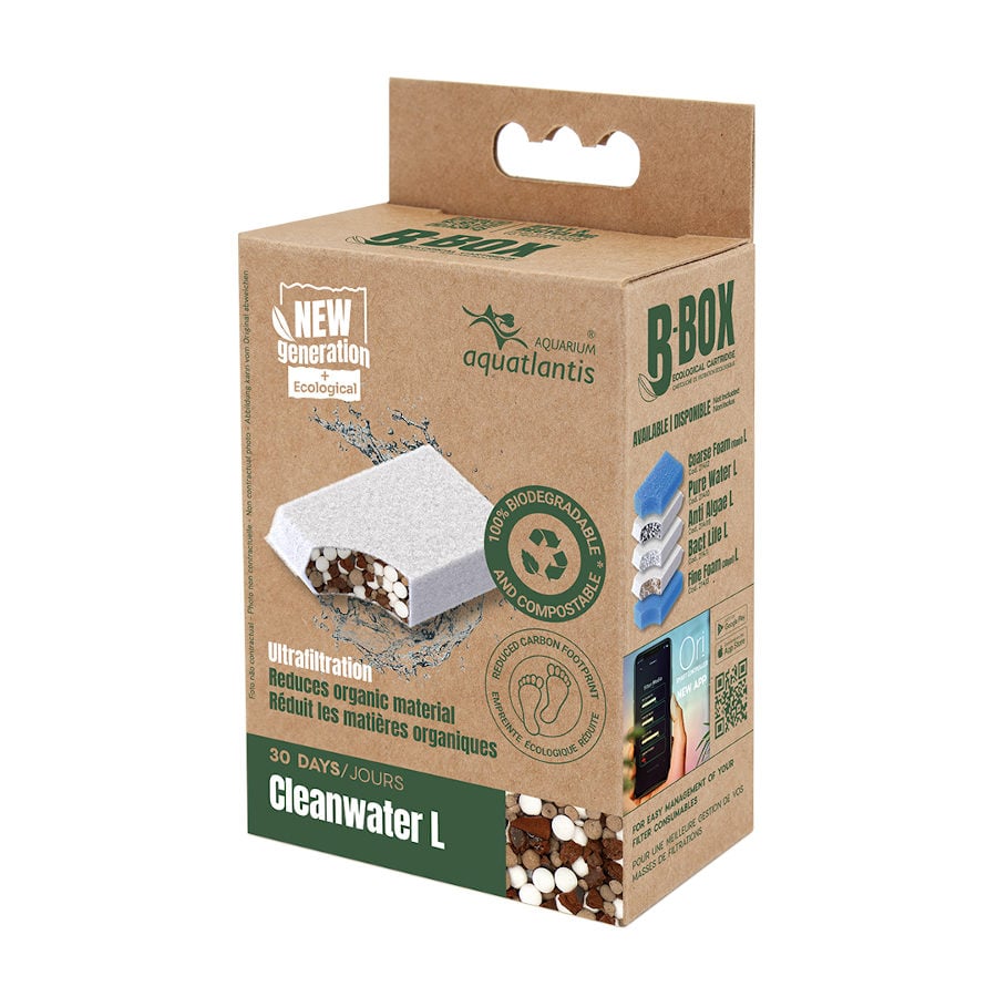 0.1 KG Aquatlantis B-Box Cleanwater Filtro para acuarios