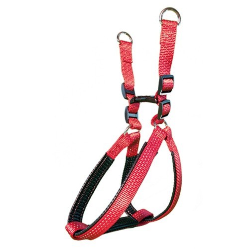Arnés nylon liso para perros color Rojo, , large image number null