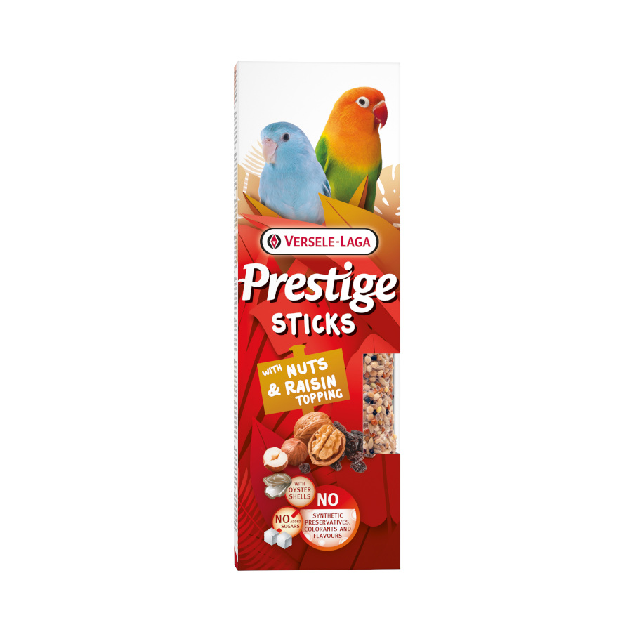 Versele-Laga Prestige Sticks Nueces y Pasas para periquitos