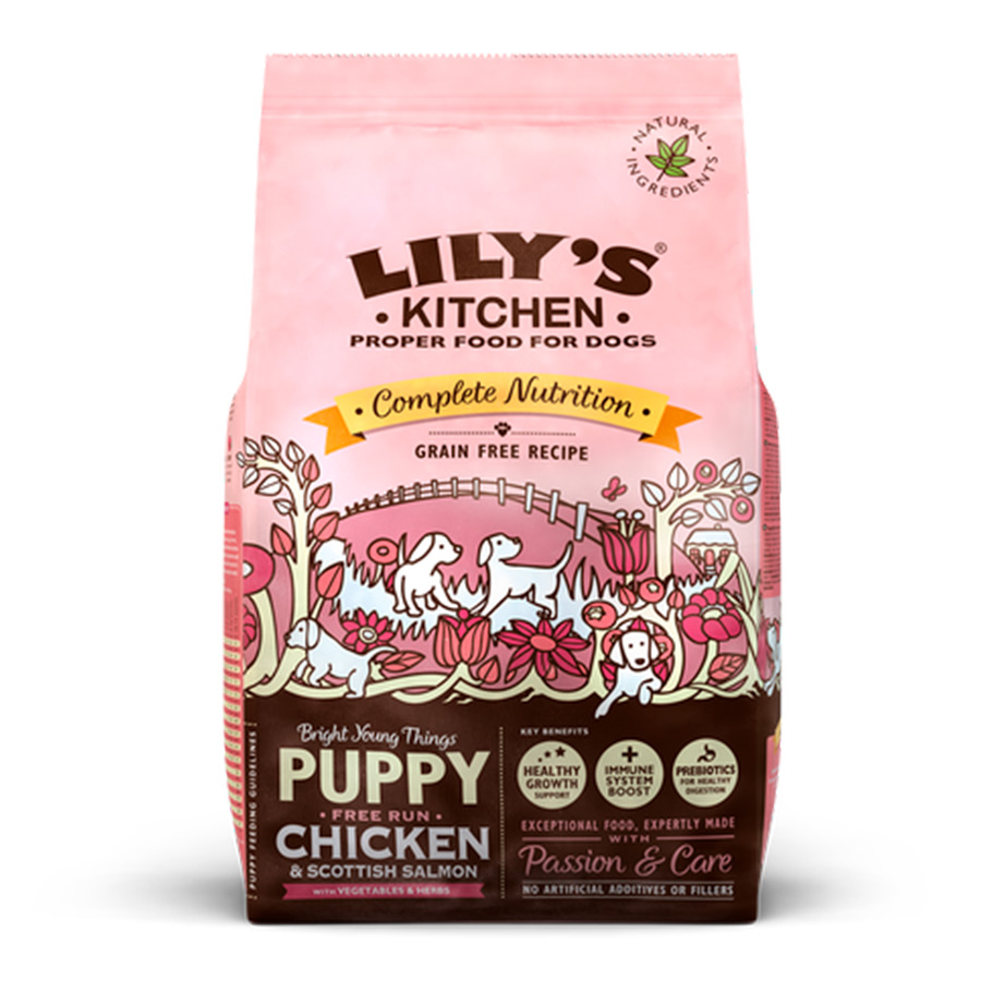 Lily's Kitchen Puppy Pollo y Salmón pienso para perros , , large image number null