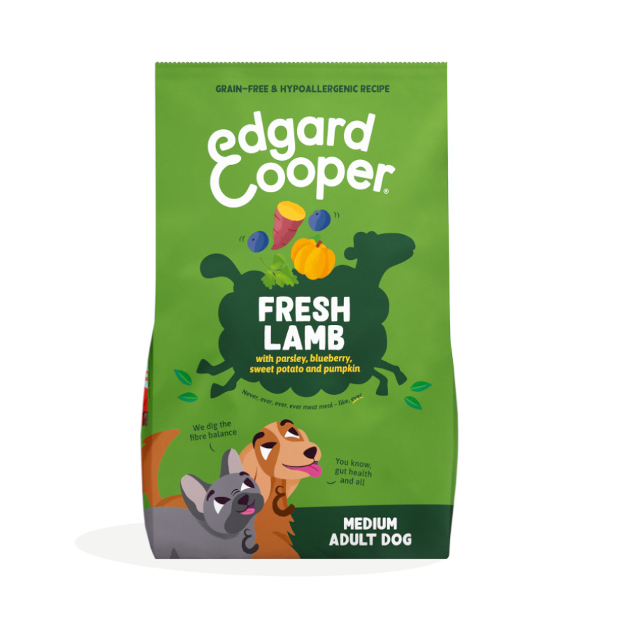 12 kg Edgard & Cooper Adult Cordero pienso para perros