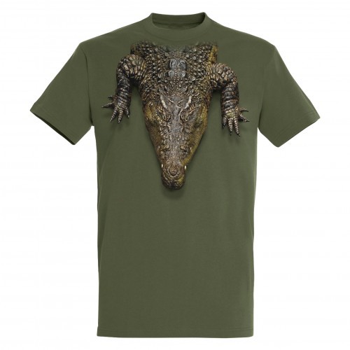 Camiseta Cocodrilo color Verde, , large image number null