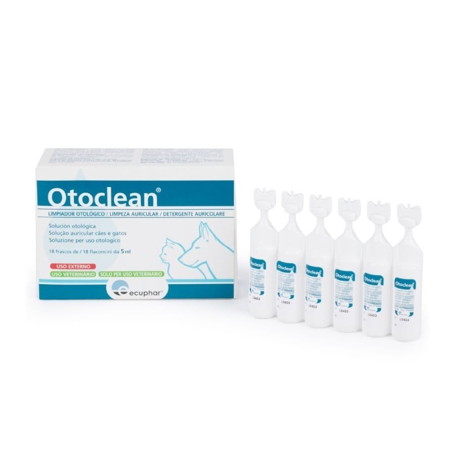 ESTEVE Otoclean Clinico Detergente Auricolare Per Cani e Gatti 18 Fiale Da 5 Ml