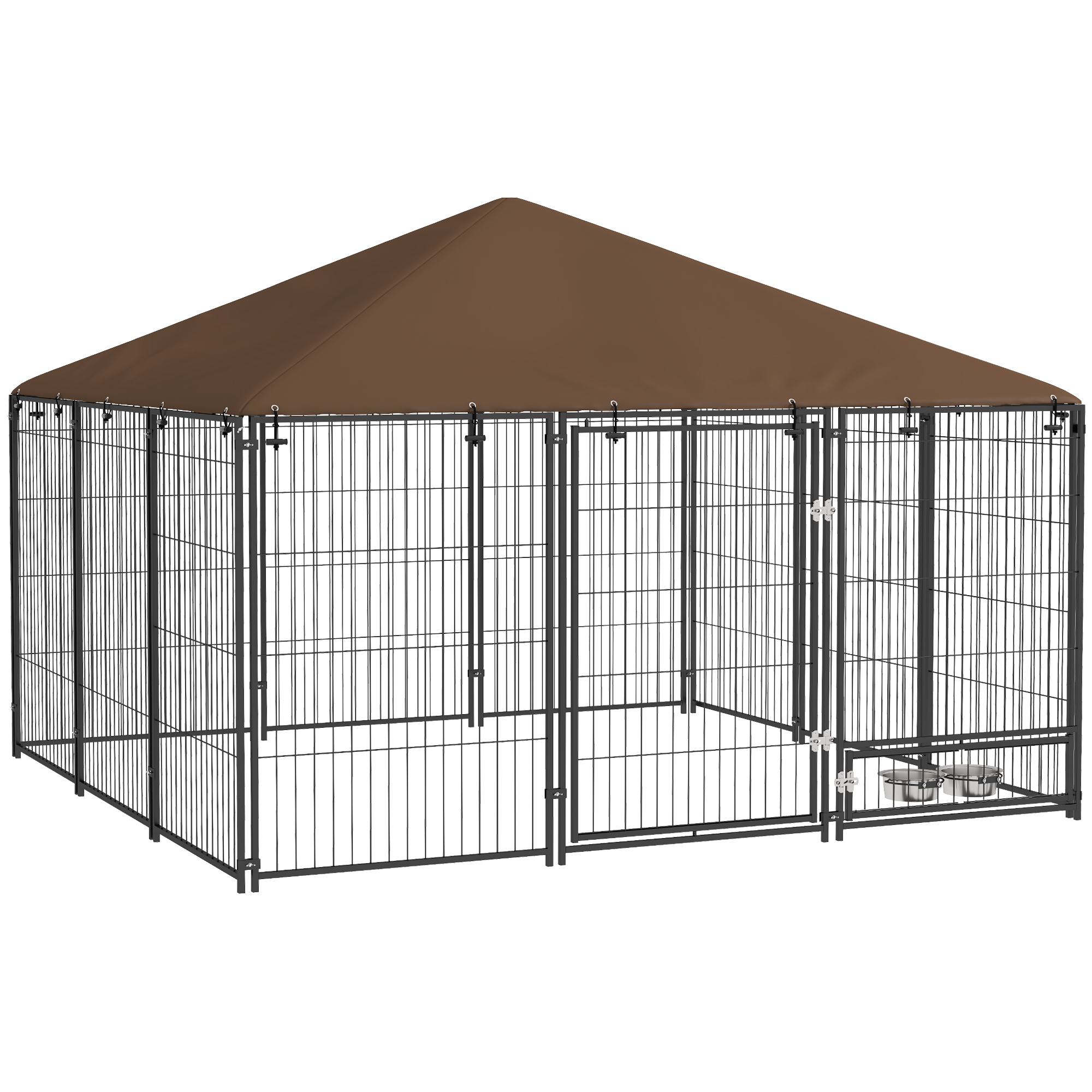 PawHut Perrera con Toldo para perros