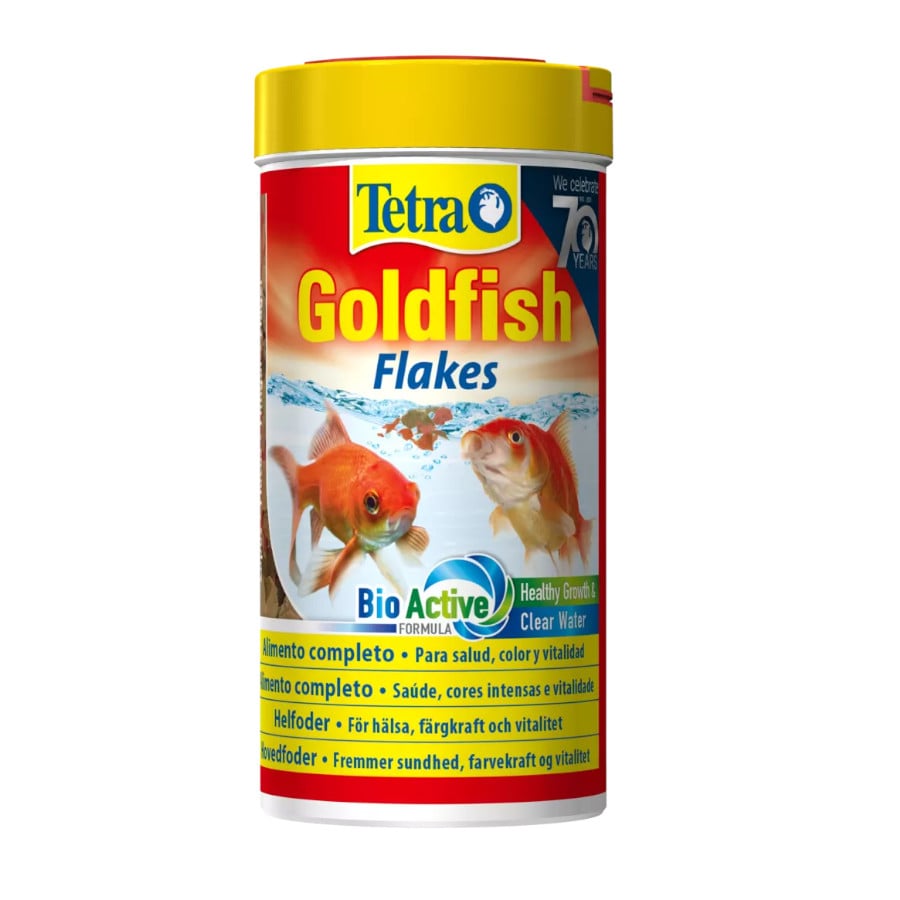 0.25 L Tetra Goldfish Escamas para peces