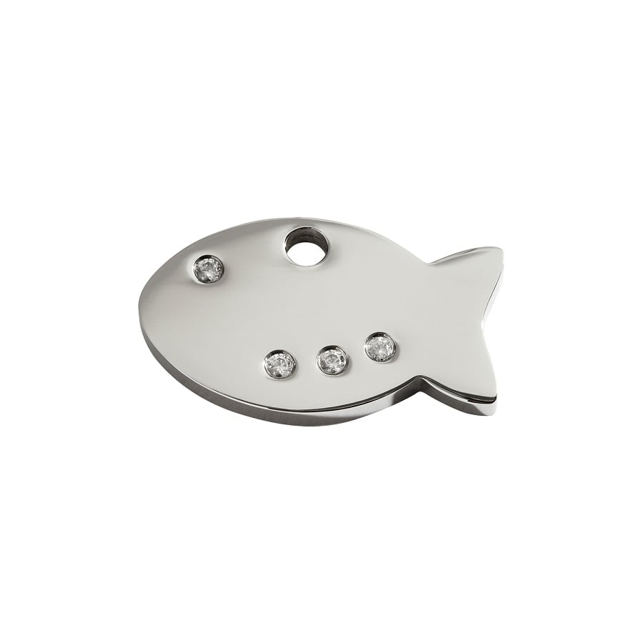 Placa identificativa Diamante Pez para perros
