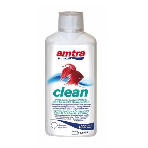 0.3 L Amtra Clean Acondicionador de Agua para acuarios