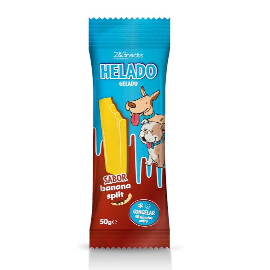 ud&Snacks Helado de Banana Split para perros