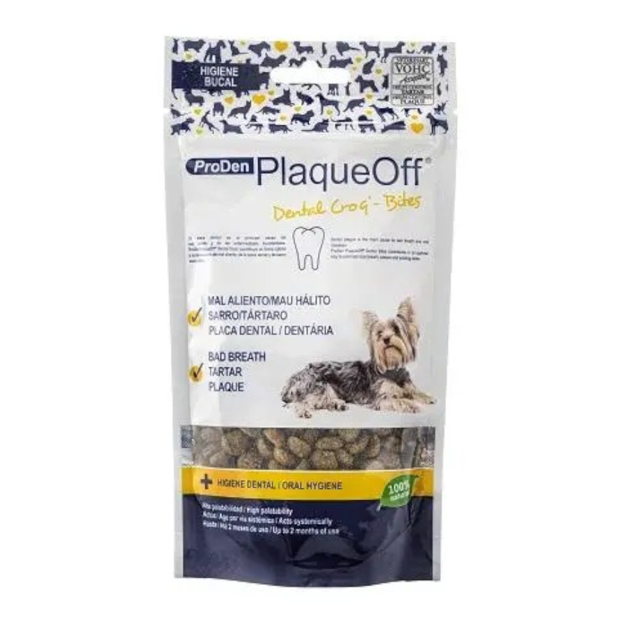 60 g Swedencare PlaqueOff Croquetas dental para perros y gatos