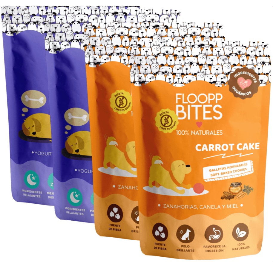 Pack galletas 100% naturales sweet dreams – carrot cake