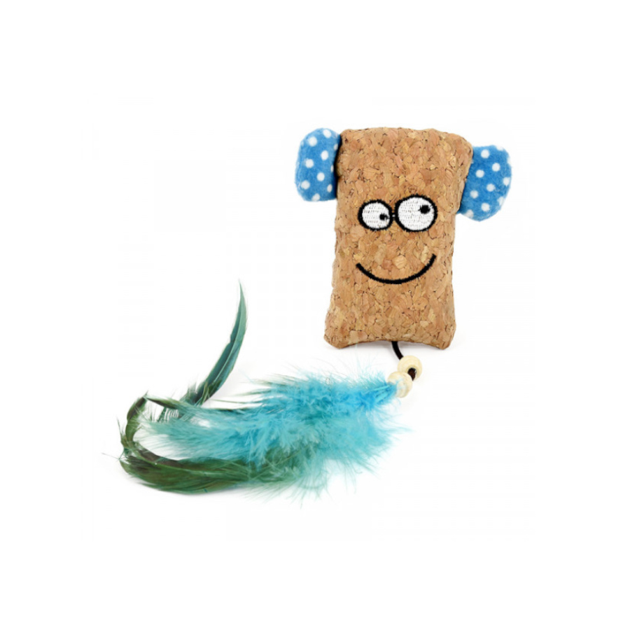 Nayeco Moai Juguete de Corcho para gatos