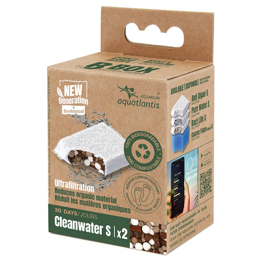 0.05 KG Aquatlantis B-Box Cleanwater Filtro para acuarios