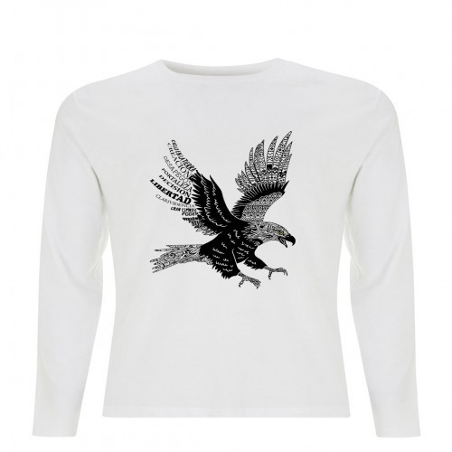 Camiseta unisex águila color Blanco, , large image number null
