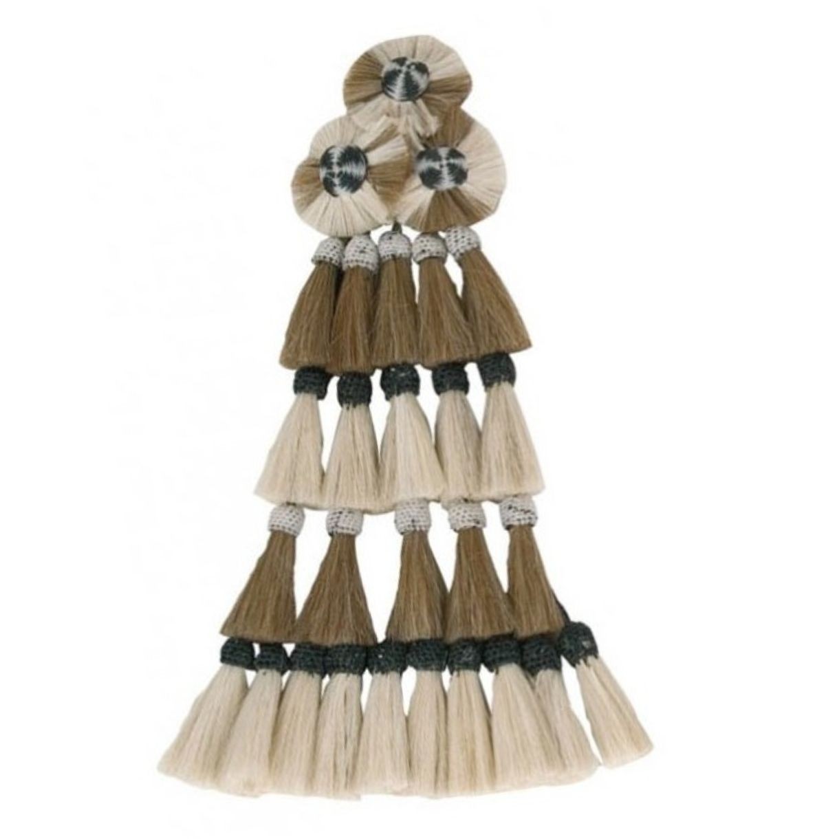 Mosquero de Cerda | Blanco-Camel | Equipamiento para el caballo | Guarnicionería Los Nietos | Tradición artesana
