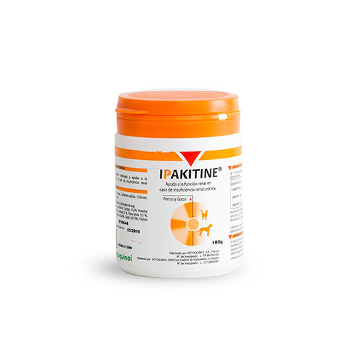 180 g Ipakitine Complemento Dietético para la función renal de perros y gatos