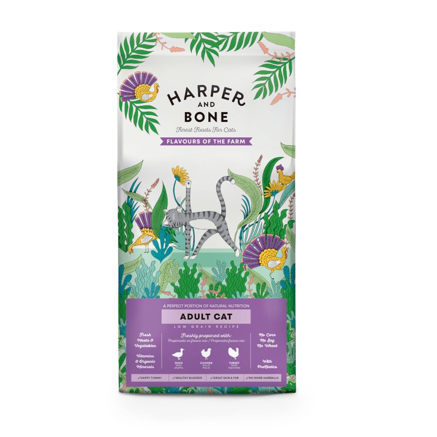 5 kg Harper & Bone Flavours Farm Pienso Pollo y Pavo para gatos