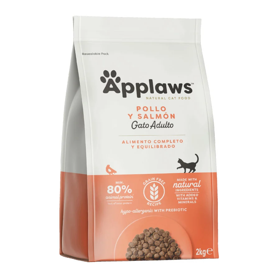 Applaws Adult Grain Free Salmón y Pollo pienso para gatos