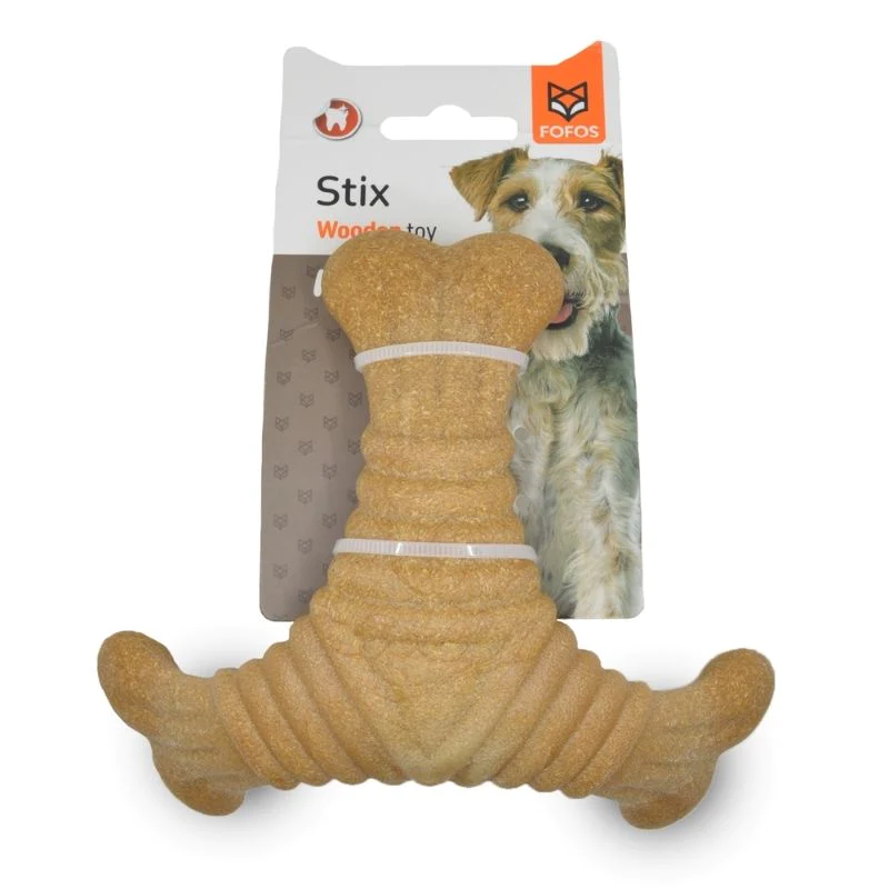 FOFOS | Hueso Triangular Fibra de Madera – Para Perro