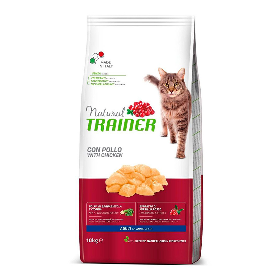 Natural Trainer Adult Pollo pienso para gatos , , large image number null