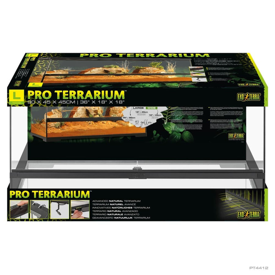 Exo Terra – Pro Terrarium-L,90x45x30cm-LOW