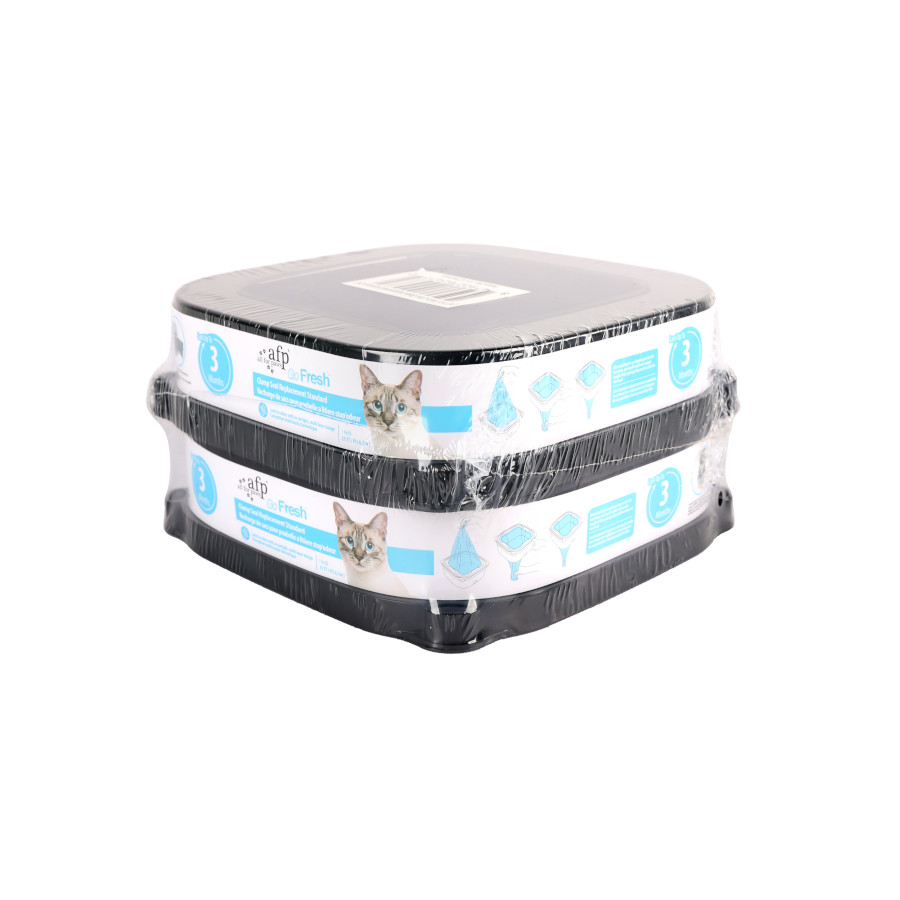 All For Paws Go Fresh Repuesto Bolsas Negras para gatos