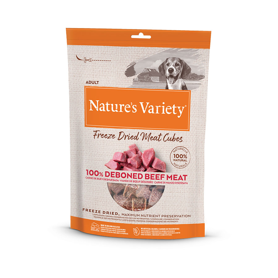 Nature's Variety Meat Cubes para perro 50gr image number null