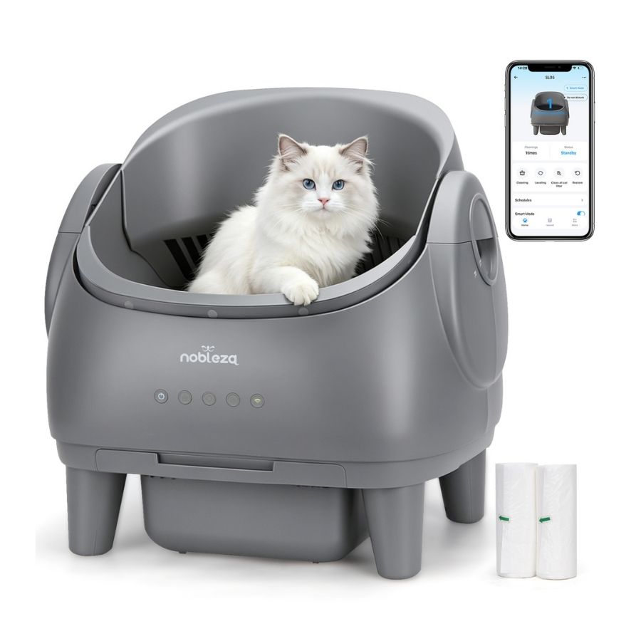 Nobleza Arenero Autolimpiable con control de app para gatos