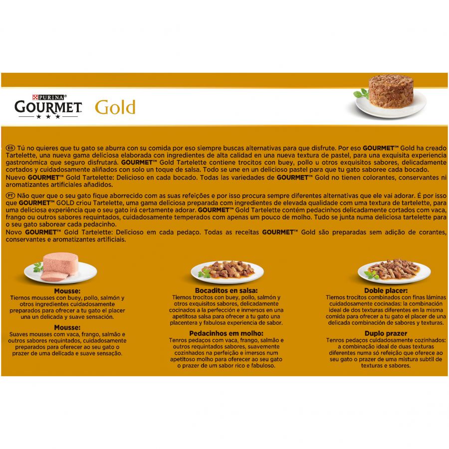 Gourmet Gold Tartelette Varios Sabores - Multipack, , large image number null