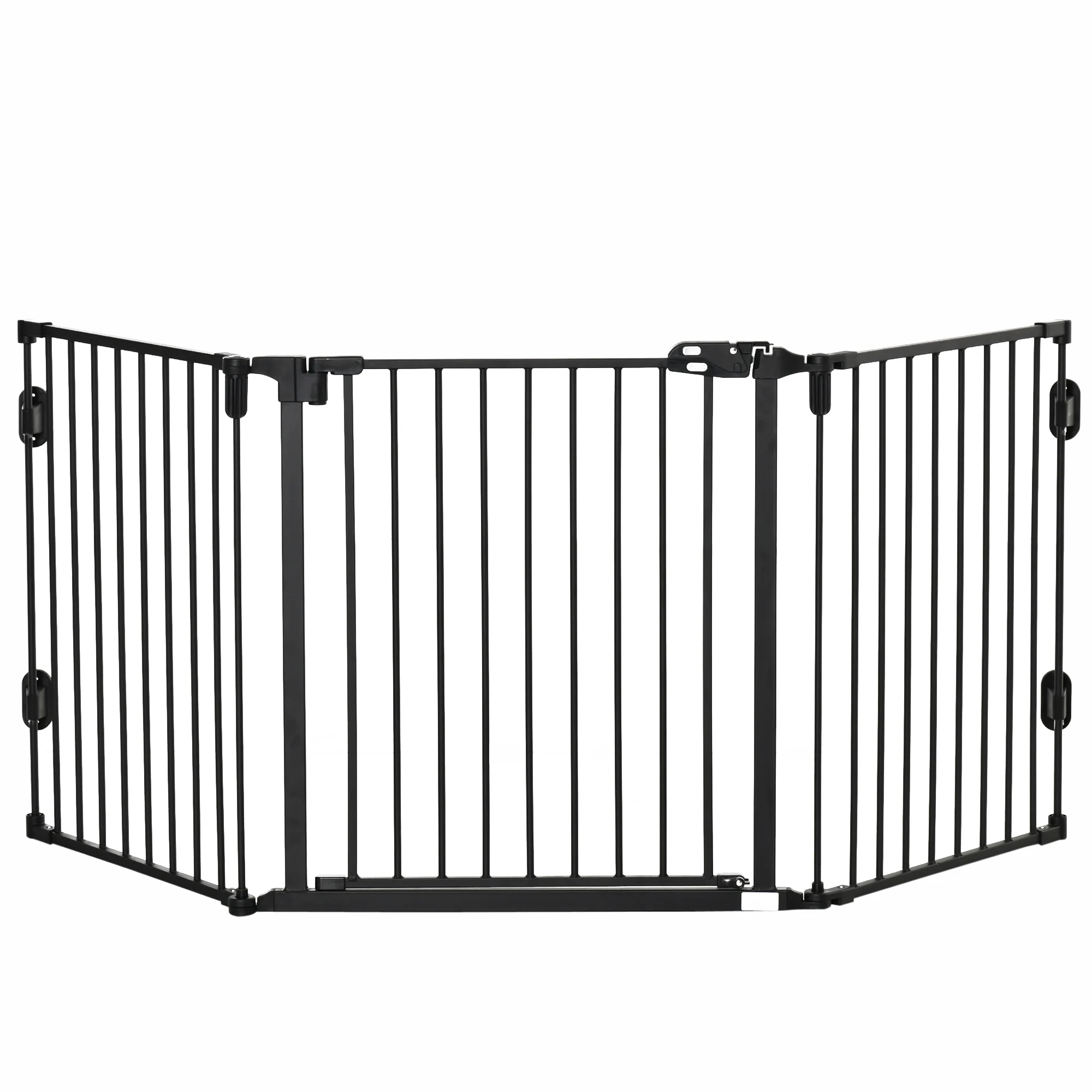 PawHut Barrera para Perros Negro